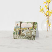 テニス&ティーノテカード カード (黄色い花)