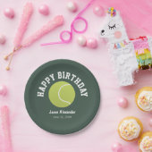 テニス テーマ 誕生日 パーティー 紙皿 テーブルウェア (パーティー)