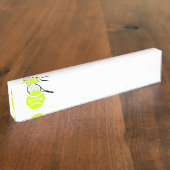 テニス デスクネームプレート (側面)