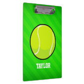 テニス;ネオングリーンストライプ クリップボード (右)