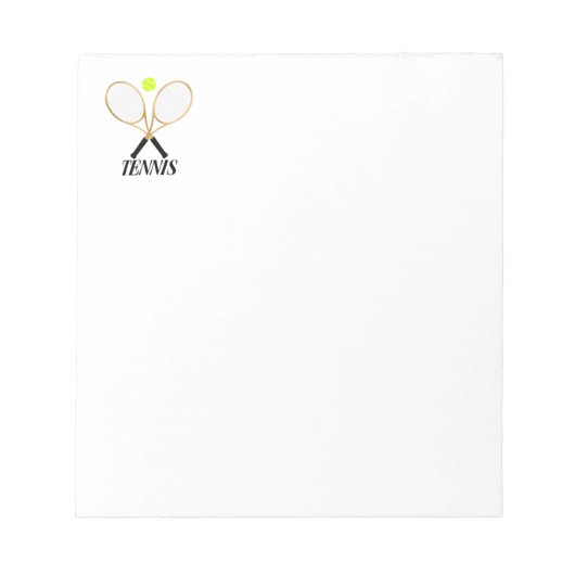 テニス ノートパッド (正面)
