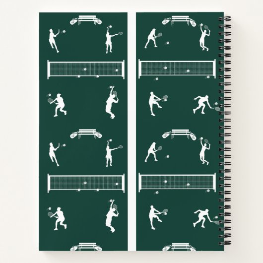 テニス ノートブック (裏面)