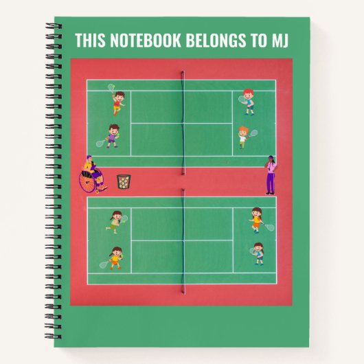 テニス ノートブック (正面)