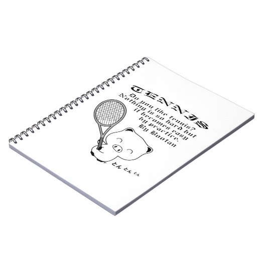 テニス ノートブック (左側)