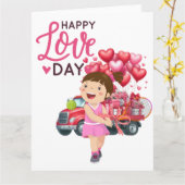 テニス バレンタインデー あなたへ 愛を込めて カード (黄色い花)