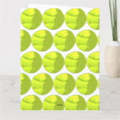 テニス バレンタインデー プレーヤーに愛を カード (裏面)