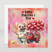 テニス バレンタインデー プレーヤーに愛を シーズンカード (正面/裏面)