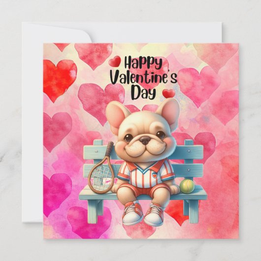 テニス バレンタインデー プレーヤーへ 愛を込めて シーズンカード (正面)