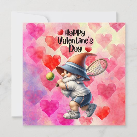 テニス バレンタインデー プレーヤーへ 愛を込めて シーズンカード (正面)