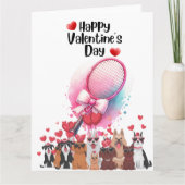 テニス バレンタインデー 選手に愛を カード (正面)