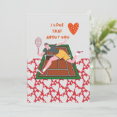 テニス バレンタインデー LOVE プレーヤー レッド シーズンカード (スタンド正面)