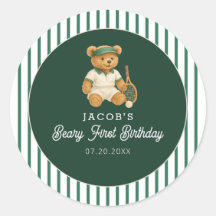 テニス プレッピーベア 1歳の誕生日