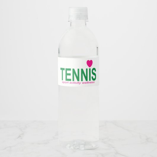 テニス ペットボトルラベル (正面)