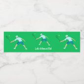 テニス ペットボトルラベル (シングルラベル)