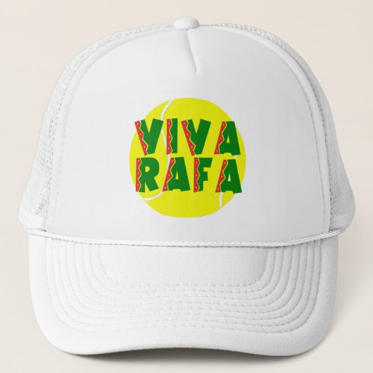 テニス・ボールとのVIVA RAFA キャップ (正面)