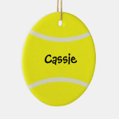 テニス・ボールのオーナメント セラミックオーナメント (右)