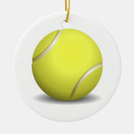 テニス・ボールのクリスマスのオーナメント セラミックオーナメント
