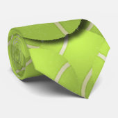 テニス・ボールのコラージュ ネクタイ (ロール)