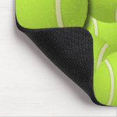 テニス・ボールのコラージュ マウスパッド (コーナー)