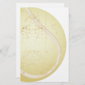 テニス・ボールのヴィンテージ 便箋 (正面/裏面)