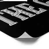 テニス – ボールはラウンドゲーム長 ポスター (角)