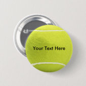 テニス・ボールボタン 缶バッジ (正面&裏面)