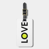 テニス・ボール愛 ラゲッジタグ (正面縦)