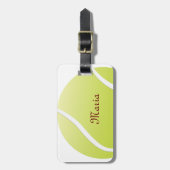 テニス・ボール ラゲッジタグ (正面縦)