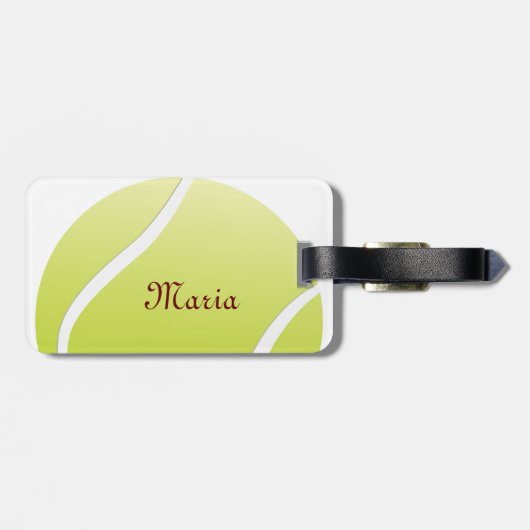 テニス・ボール ラゲッジタグ (裏面横)