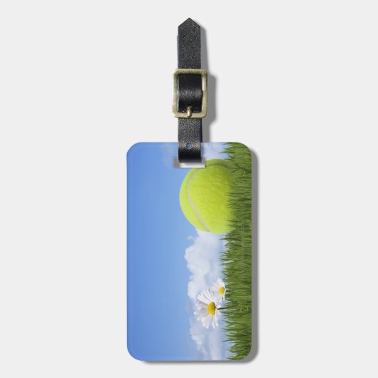 テニス・ボール ラゲッジタグ (正面縦)