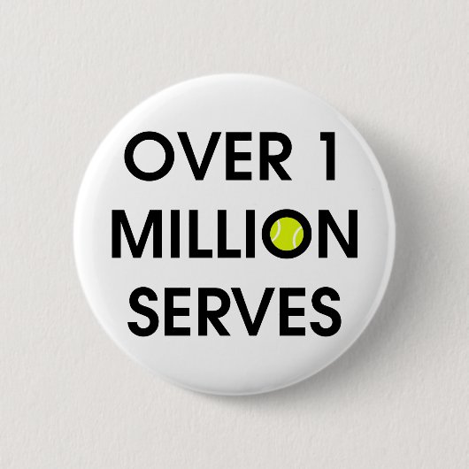 テニス・ボール 缶バッジ (正面)