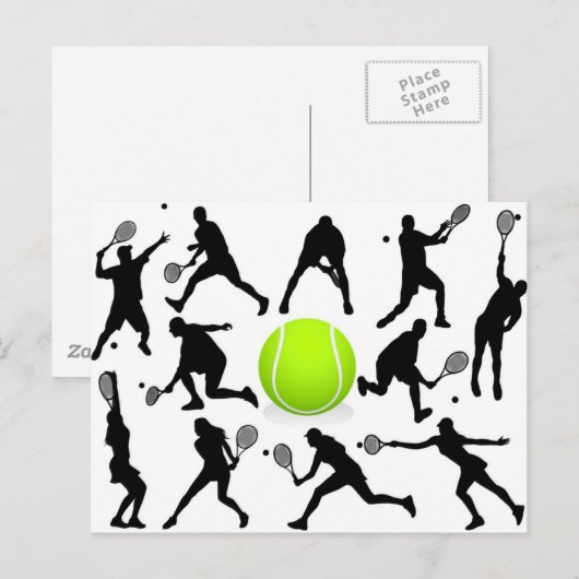 テニス ポストカード (正面/裏面)