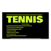 テニス マグネット名刺 (正面)