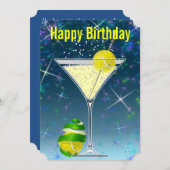 テニス·マルティーニ·バースデー·パーティー 招待状 (正面/裏面)