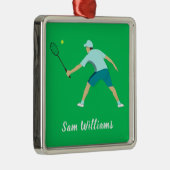 テニス メタルオーナメント (右)