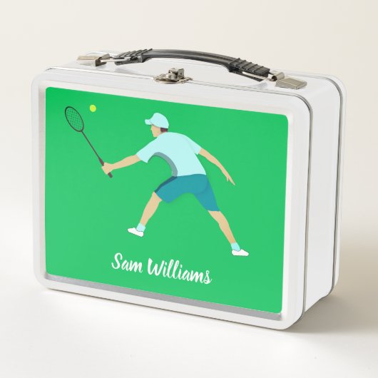 テニス メタルランチボックス (正面)