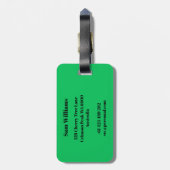 テニス ラゲッジタグ (裏面縦)