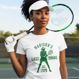 テニス ラストスウィングビフォアザリング ブライズメイド Tシャツ