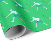 テニス ラッピングペーパー (ロールコーナー)