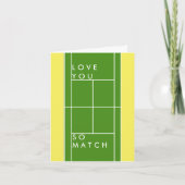 テニス・ラブ・ユー カード (正面)