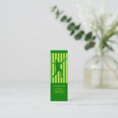 テニス: レトロのスタイル: スキニー名刺 (スタンド正面)