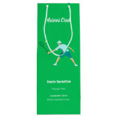 テニス ワインギフトバッグ (裏面)