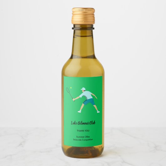 テニス ワインラベル (正面)