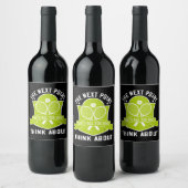 テニス –  ワインラベル (ボトル)