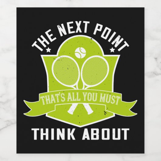 テニス –  ワインラベル (シングルラベル)