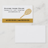 テニス-個人事業カード 名刺 (正面/裏面)