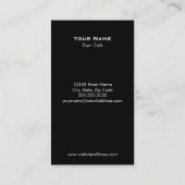 テニス-個人事業カード 名刺 (裏面)