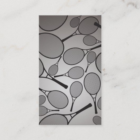 テニス-個人事業カード 名刺 (正面)