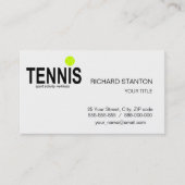 テニス 名刺 (正面)