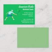 テニス 名刺 (正面/裏面)